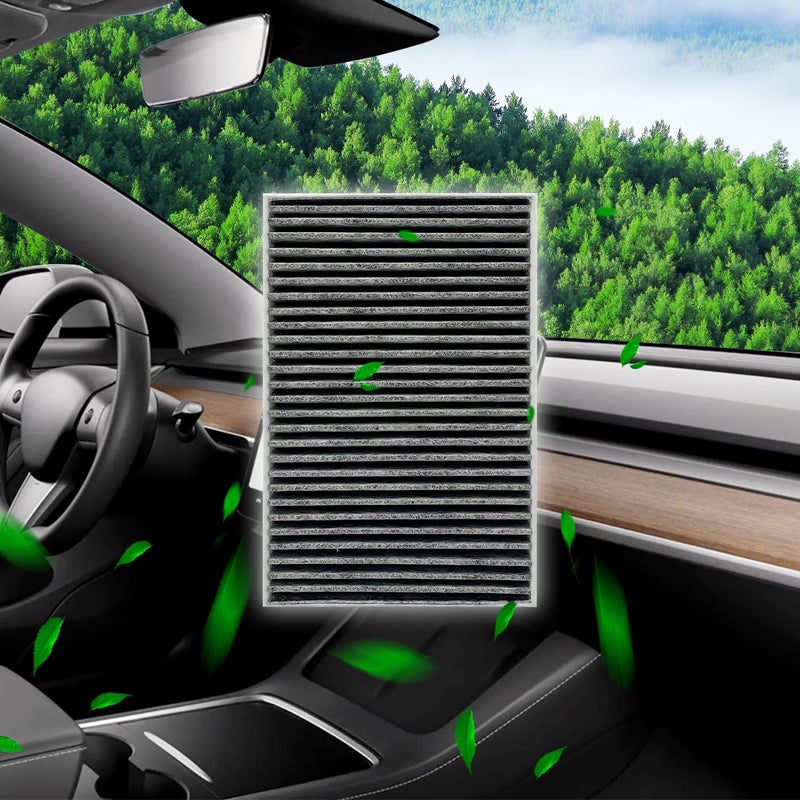 JOJOMARK for Tesla Model S Cabin Air Filter with Activated Carbon Fit 2012-2015 Model S 1035125-00-A. (2012-2015 Activated Carbon) - Image 5